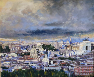 Gianicolo rome painting